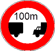 What does the following traffic sign mean?