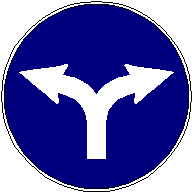 What does the traffic sign below mean? Please tick the correct answer: