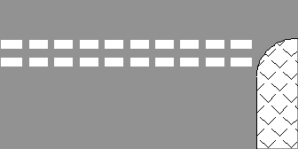 What does the road marking below mean?
